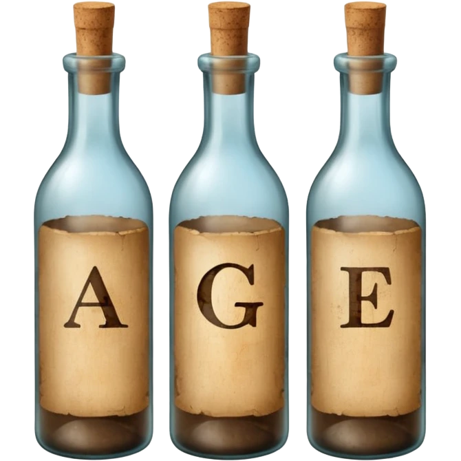 bottles with messege letter inside emoji
