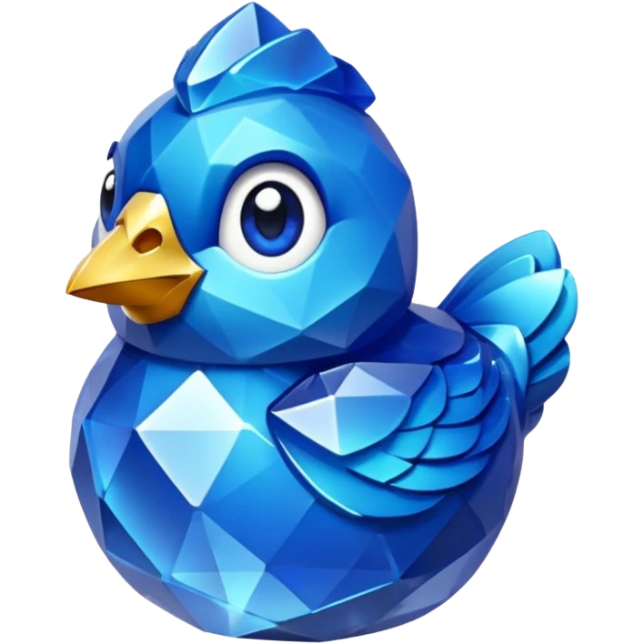 Sapphire Gem hen emoji