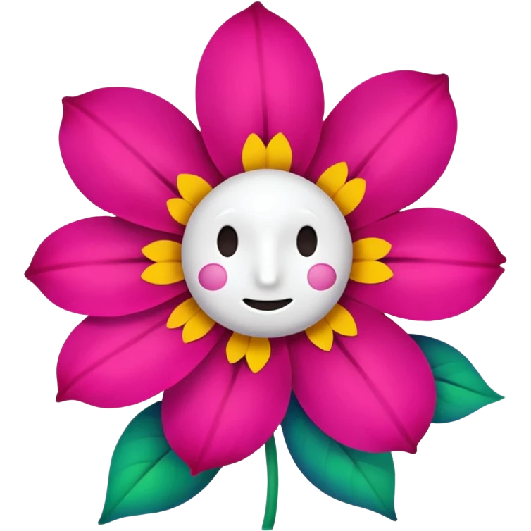 emoji for single flower without face emoji