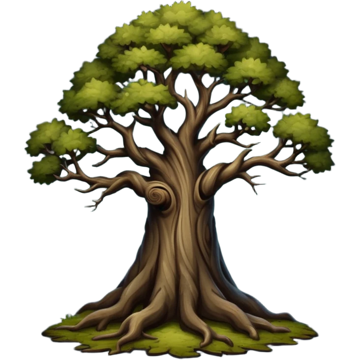 dark old deep trees  emoji