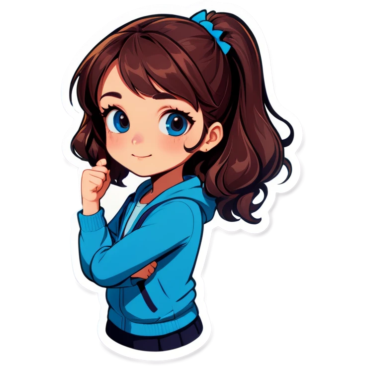 Productive girl  emoji