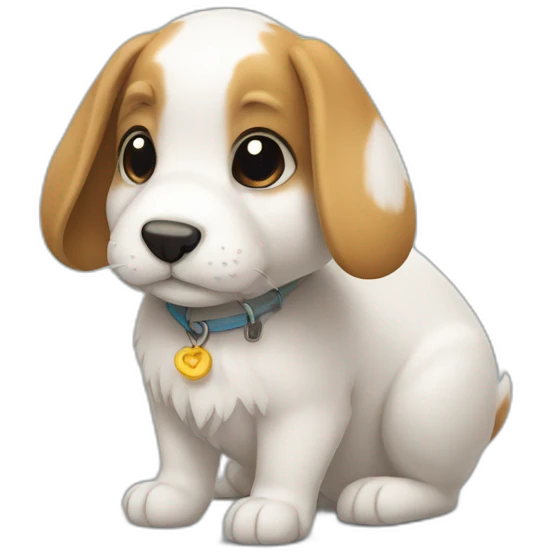 Lapin chien emoji