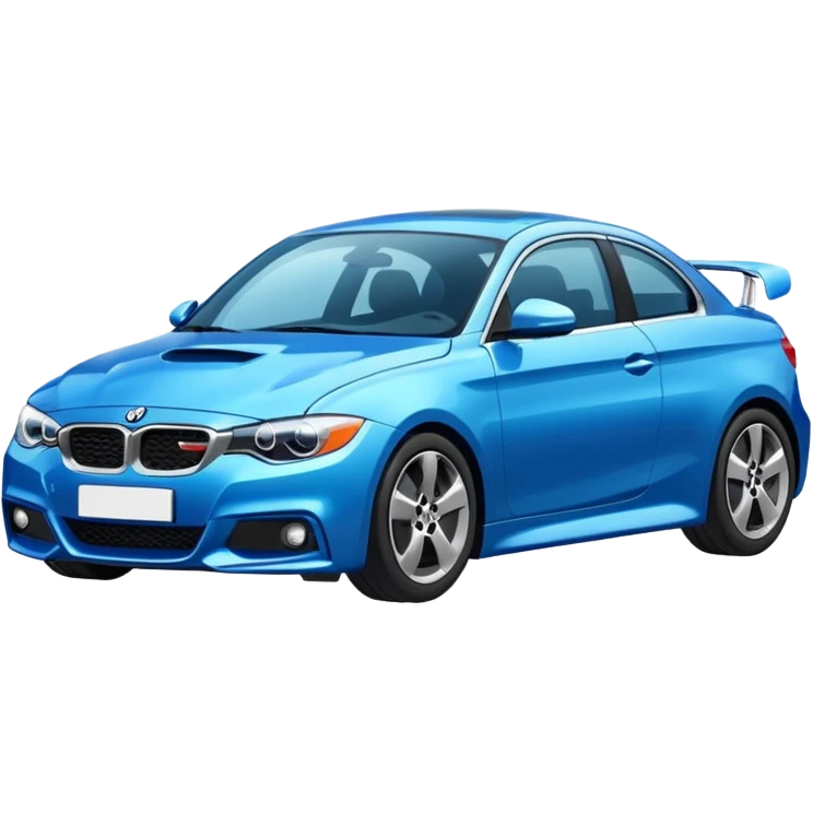 blue casual car  emoji
