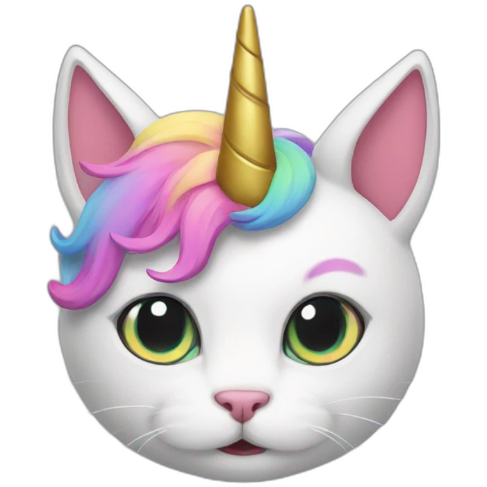 Cat unicorn emoji