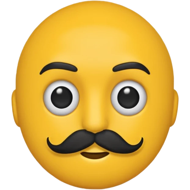 make a emoij thats a france sheff with a mustache emoji