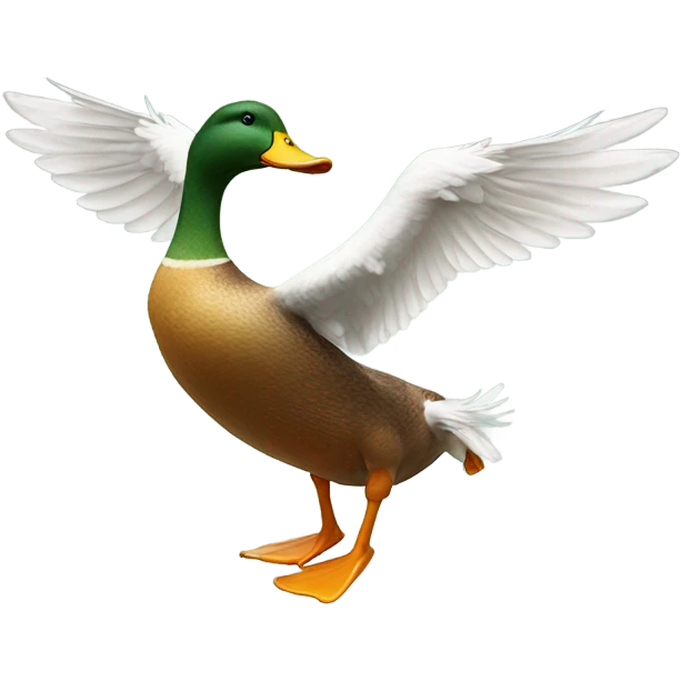 Duck dancing emoji