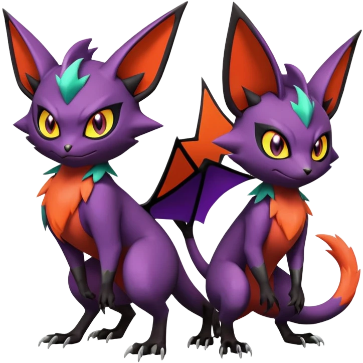 Noibat-Noivern-Litten emoji