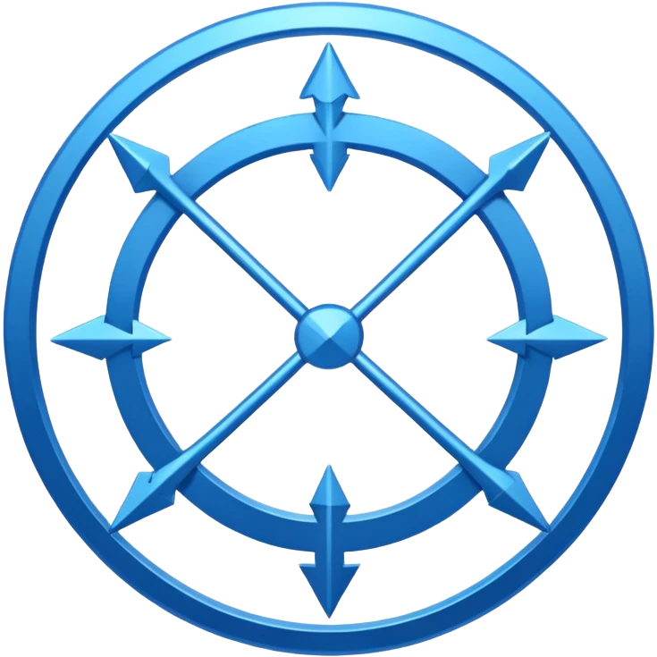 CIRCULO COM SETAS emoji