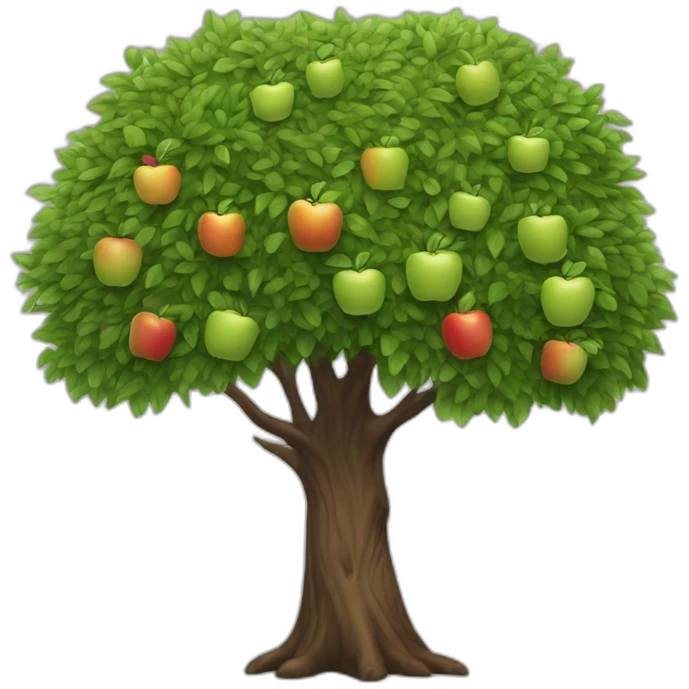 Steve Jobs apple tree emoji