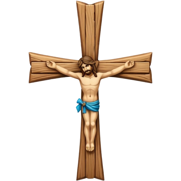 Christ cross with bow emoji