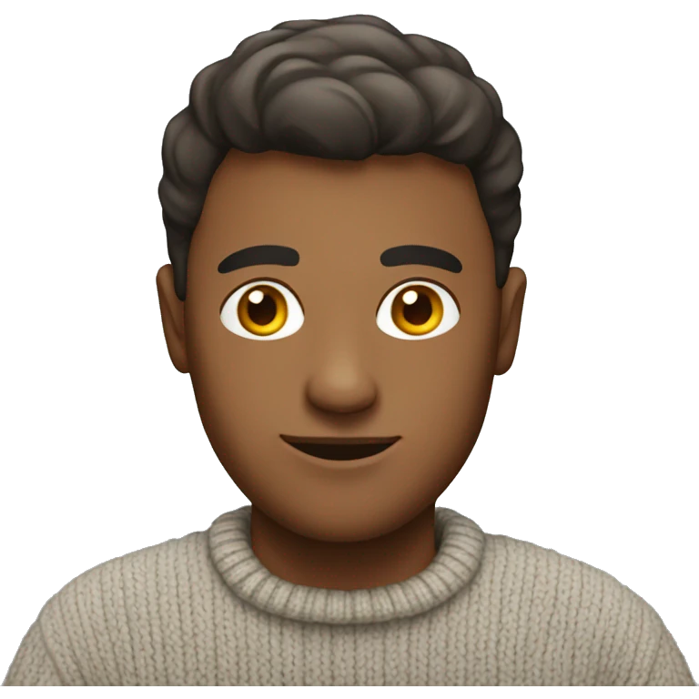 man wearing a jumper  emoji