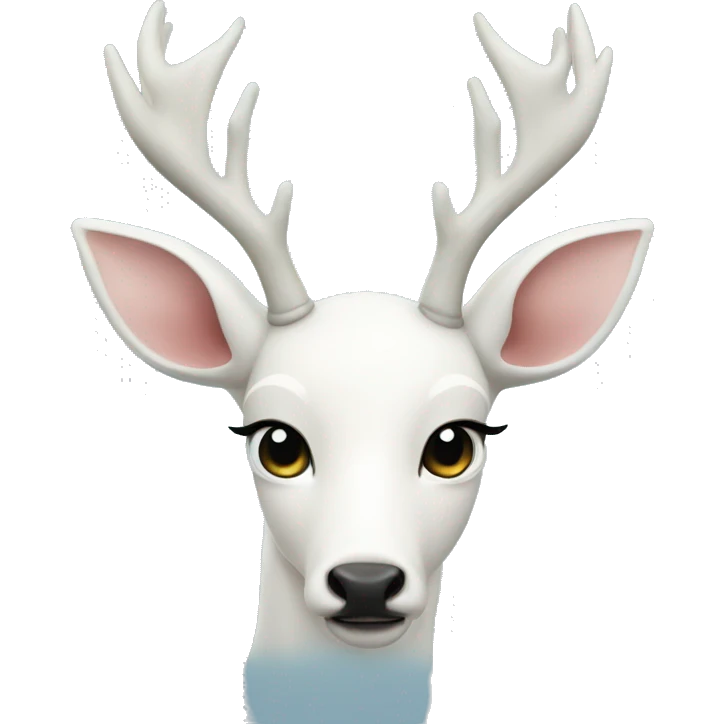 white deer see the sea emoji