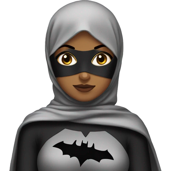 batgirl with hijab emoji