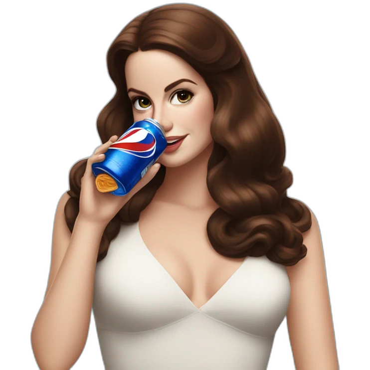 lana-del-rey-drinking-pepsi emoji