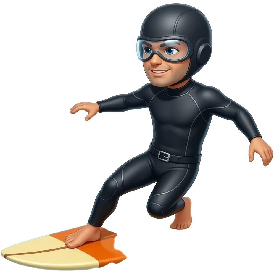 smuggler surfing in sring emoji