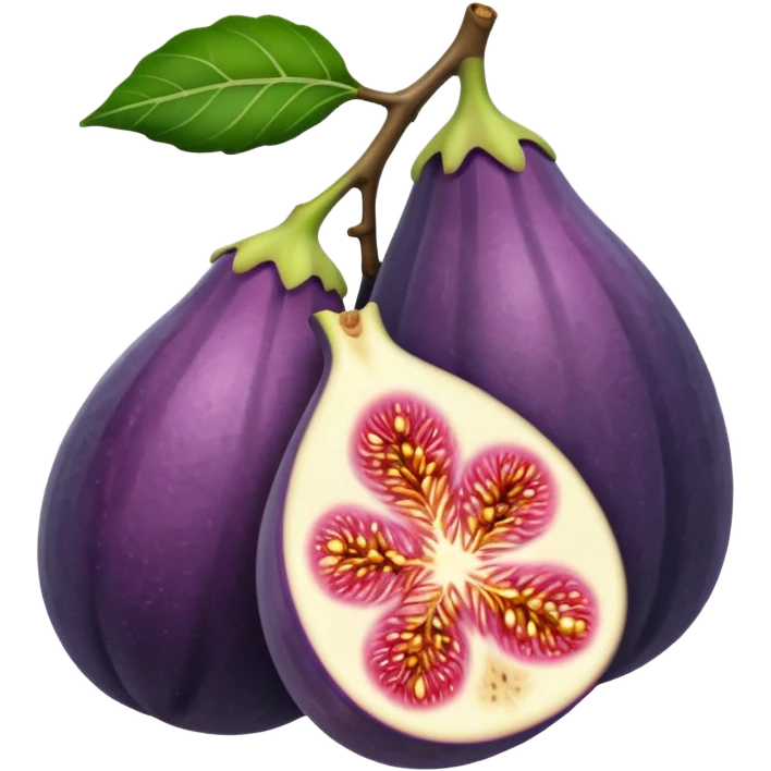 Please create a emoji of a single half of a fig  emoji