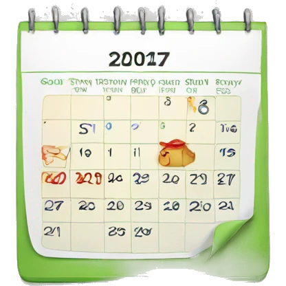 Calendar emoji