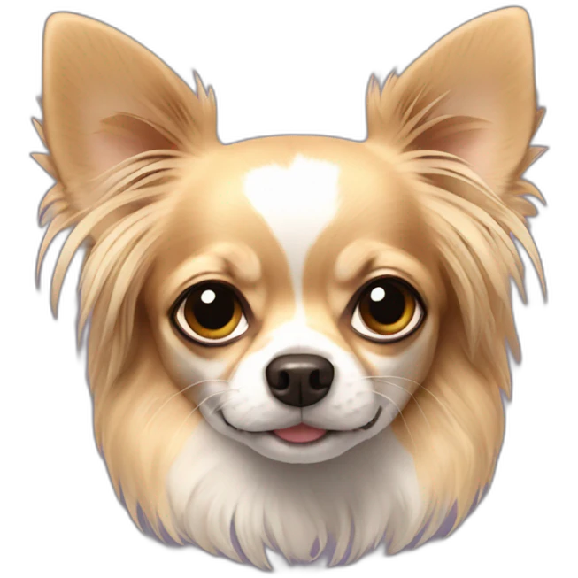 chihuahua long-hair emoji