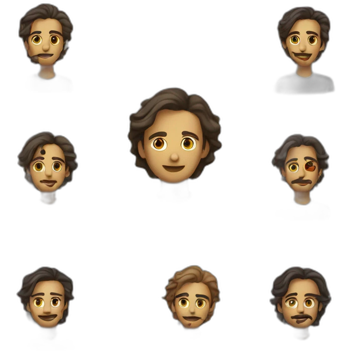 آدم فضایی در حال بالا آوردن با چشمای پر از اشک با گوش خرگوش emoji