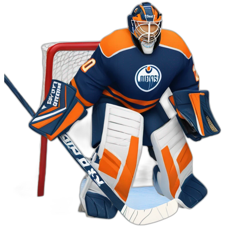 Goalkeaper of icehockey emoji