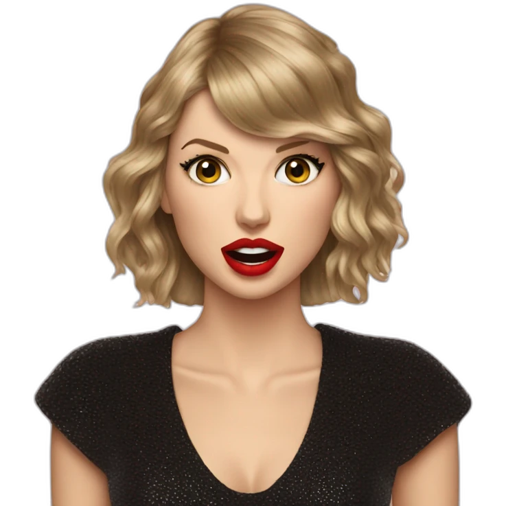 taylor-swift-mouth-bbc emoji