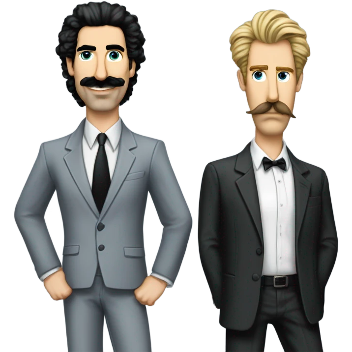 borat and chad kroeger  emoji