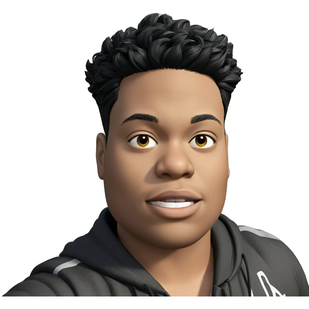 boy with black hair outdoors emoji