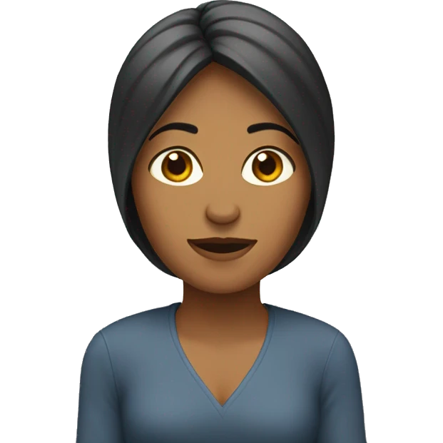 Mujer desduda emoji