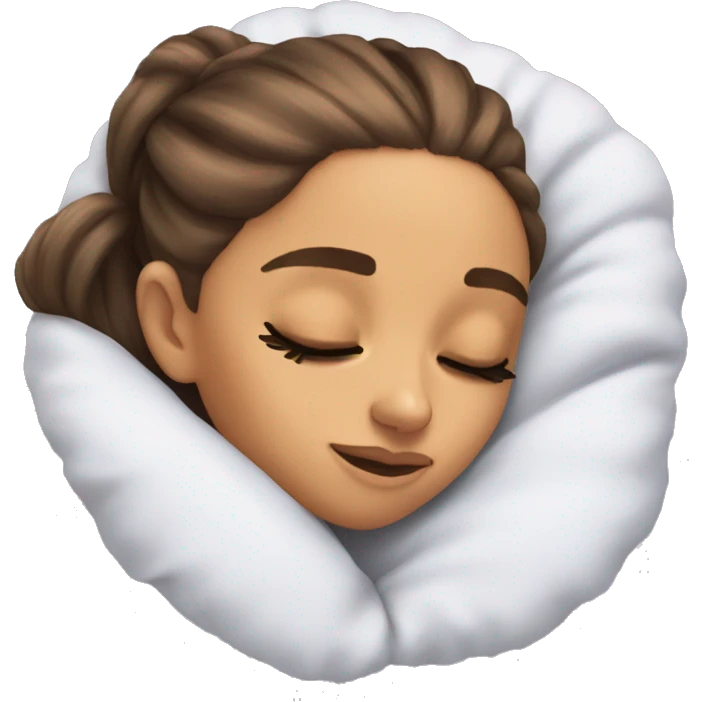 Ariana Grande sleeping emoji