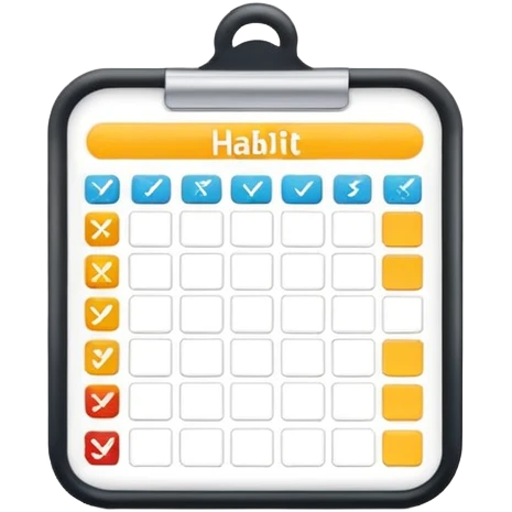 habit tracker emoji