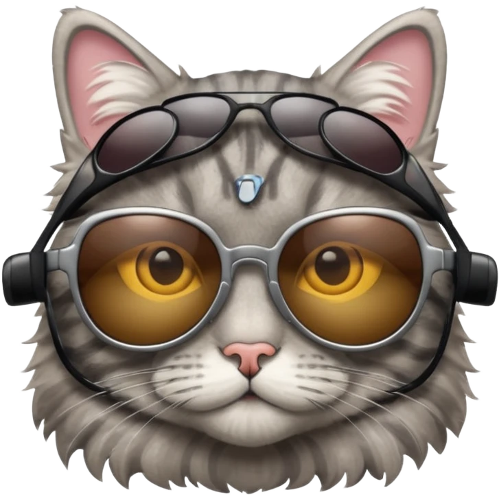 Cat wearing sunglasses emoji