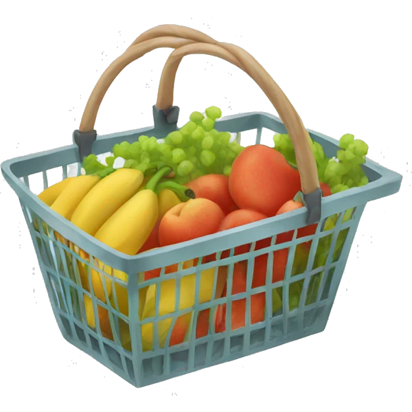 Market basket emoji