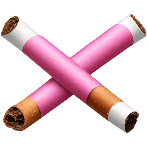 pink cigarette emoji