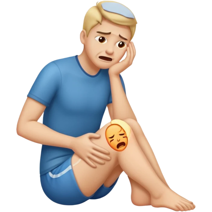 Knee pain emoji