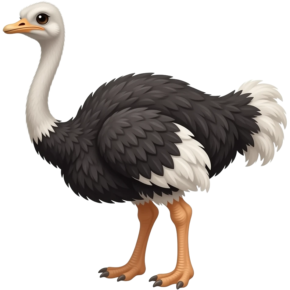 ostrich emoji