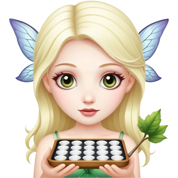 fairy with lash tray emoji