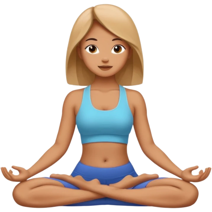 Yoga Practitioner woman  emoji