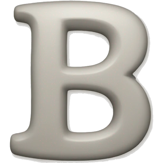 letter "b" emoji