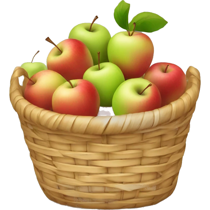 Basket of apples emoji