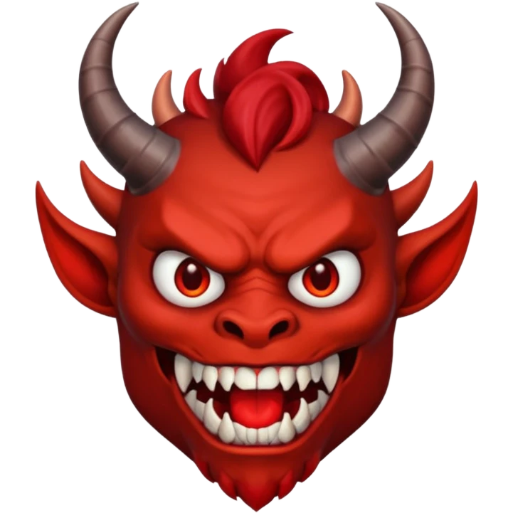 Angle/Demon emoji