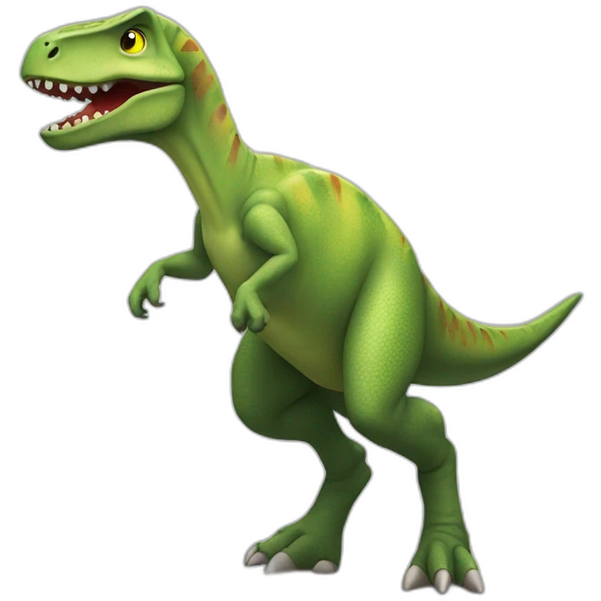 dinosaure qui danse emoji
