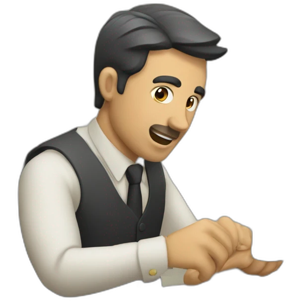 Hombre haciendo press de banca emoji
