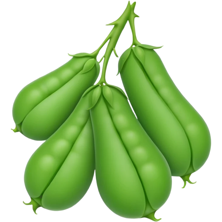 three peas emoji