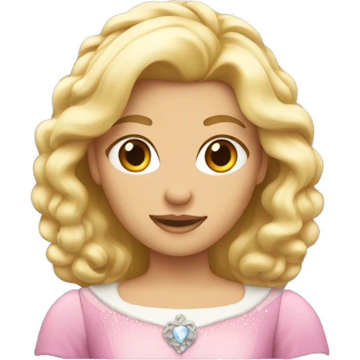 blonde pretty princess emoji