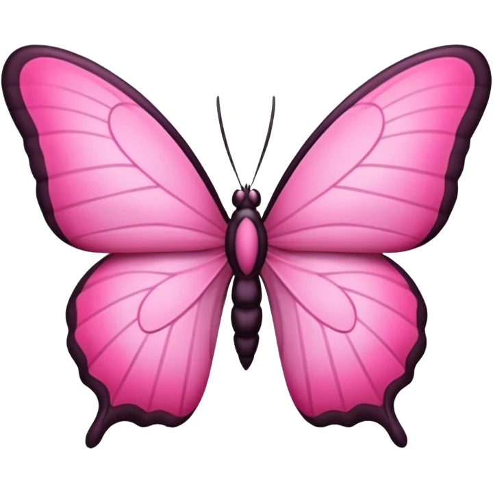 Borboleta cor de rosa emoji