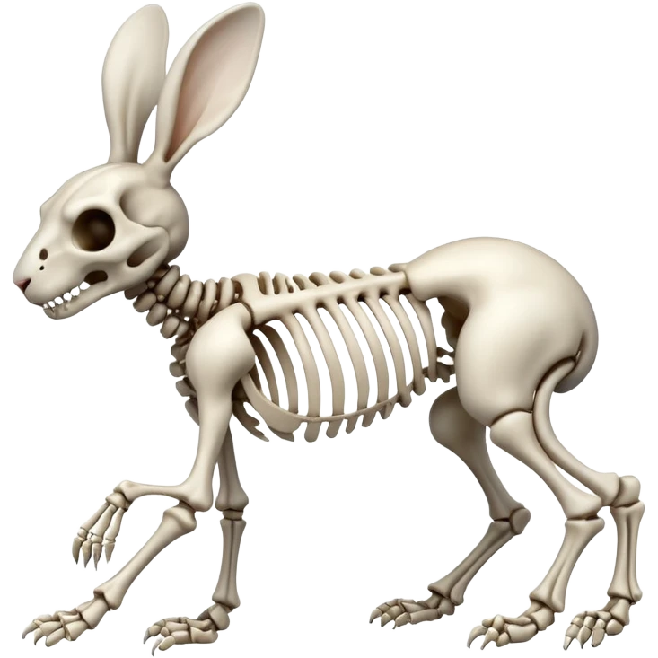 Emoji from  a rabbit skeleton emoji