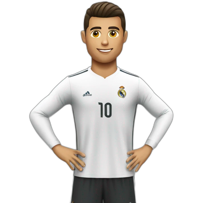 Cr7 tirer un ballon emoji