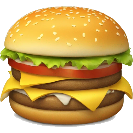 Burger 3d emoji