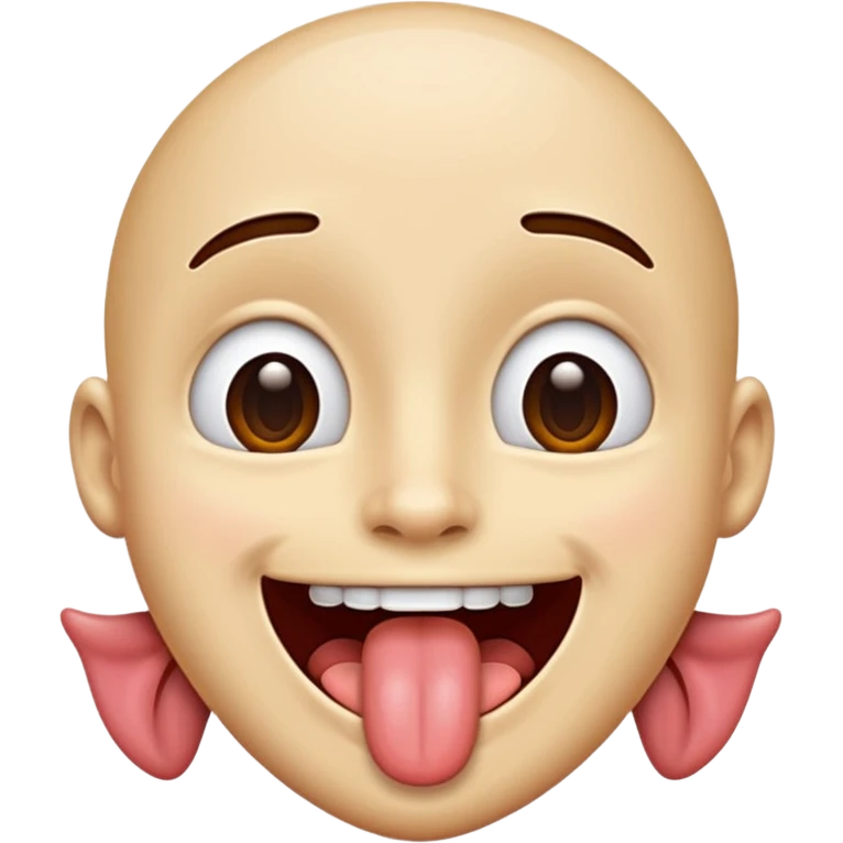 Smile with tounge out emoji