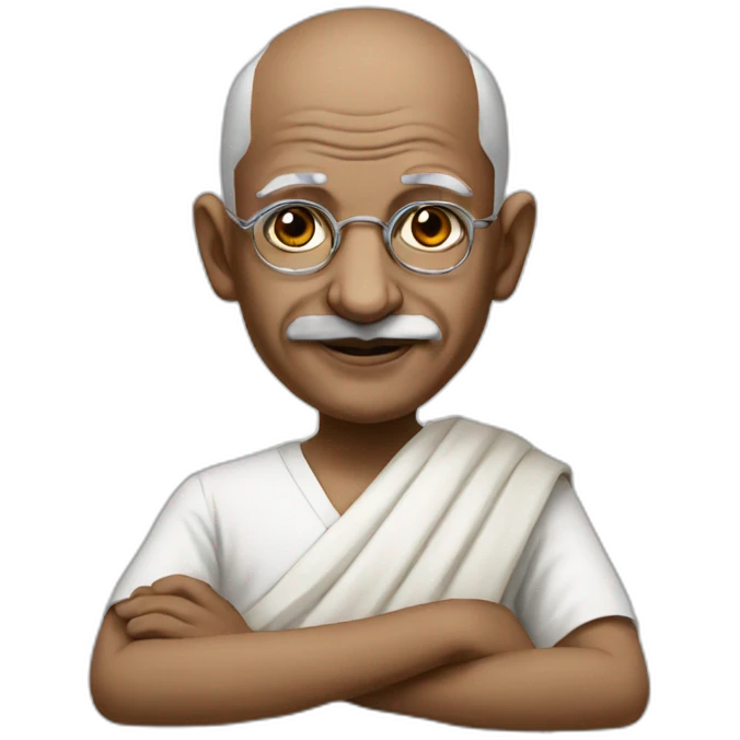 gandhi emoji